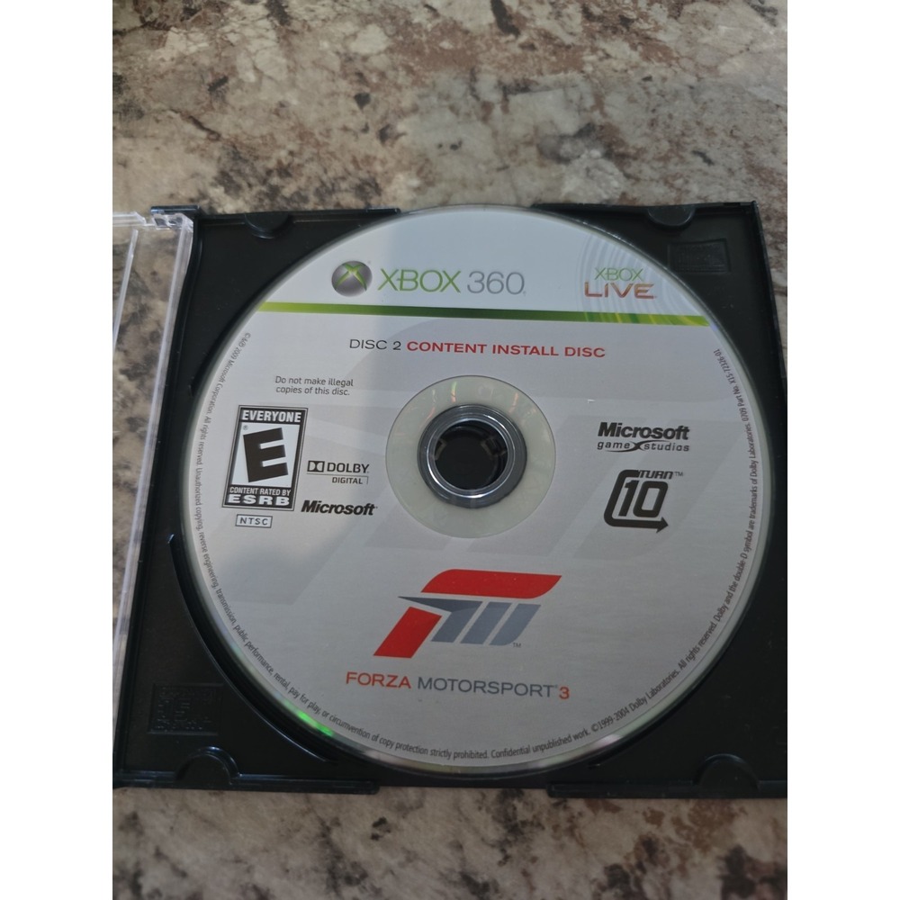 Forza Motorsport 3 (Replacement Disc 2 Only) (Microsoft Xbox 360, 2009)